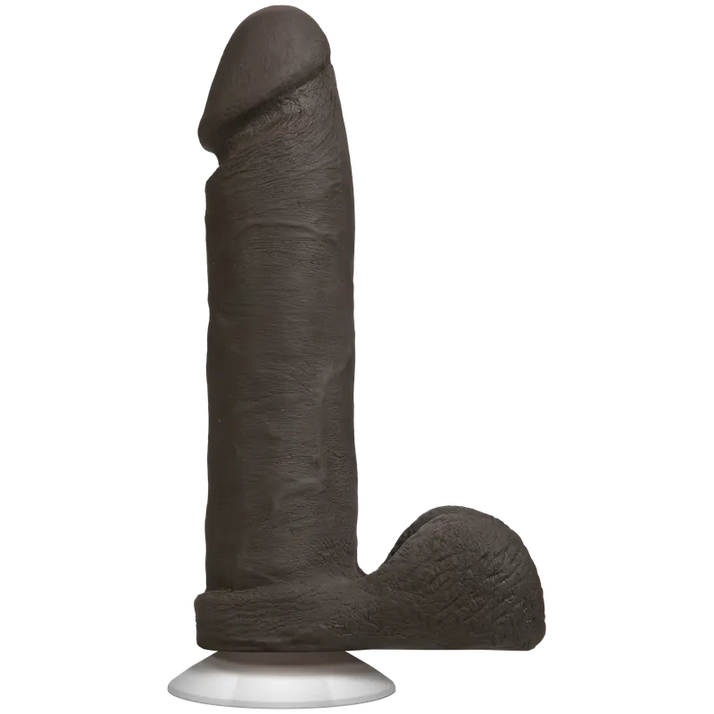 Фалоімітатор Doc Johnson The Realistic Cock 8 inch Black з UltraSKYN™, Vack-U-Lock