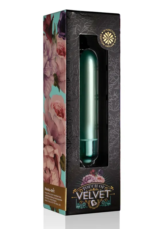 Віброкуля Rocks Off RO-90mm Touch of Velvet Aqua Lily