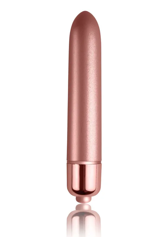 Віброкуля Rocks Off RO-90mm Touch of Velvet Rose Blush, 10 режимів вібрації