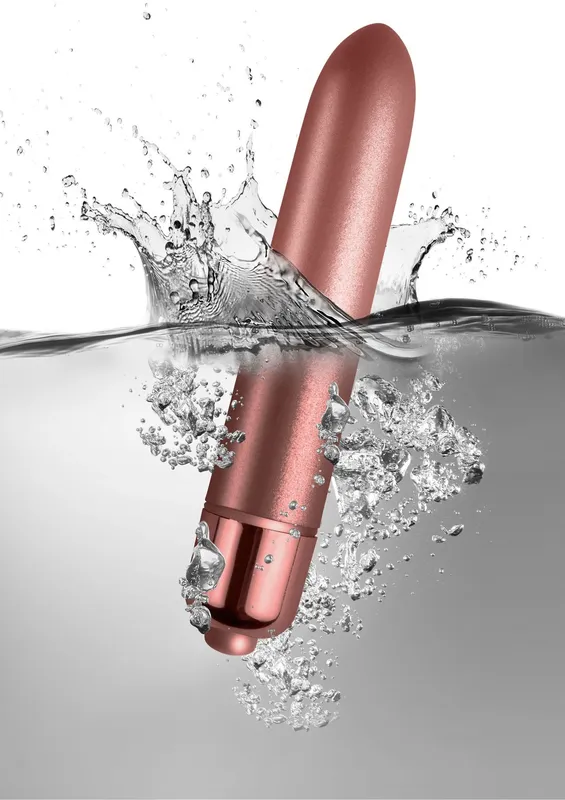 Віброкуля Rocks Off RO-90mm Touch of Velvet Rose Blush, 10 режимів вібрації