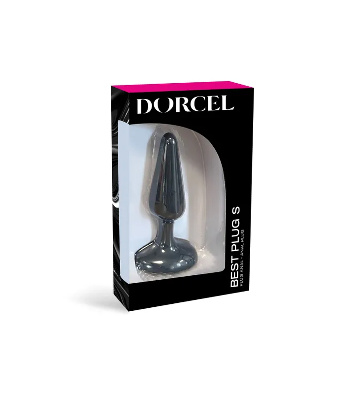 Анальна пробка Dorcel Best Plug S, чорна, силікон