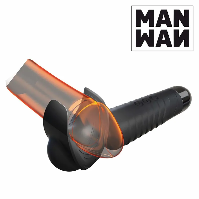 Мастурбатор-вібромасажер Manwan MAN.WAND, чорний