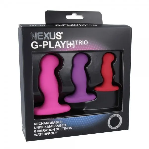 Набір вібромасажерів простати Nexus G-Play Trio Plus, макс. діаметр 2,3-3,0-3,5 см