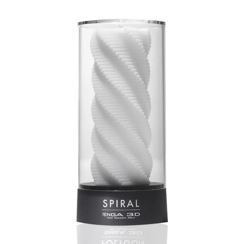 Мастурбатор Tenga 3D Spiral, білий