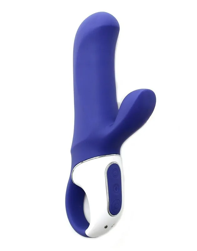 Вібратор-кролик Satisfyer Vibes Magic Bunny, синій, два мотори