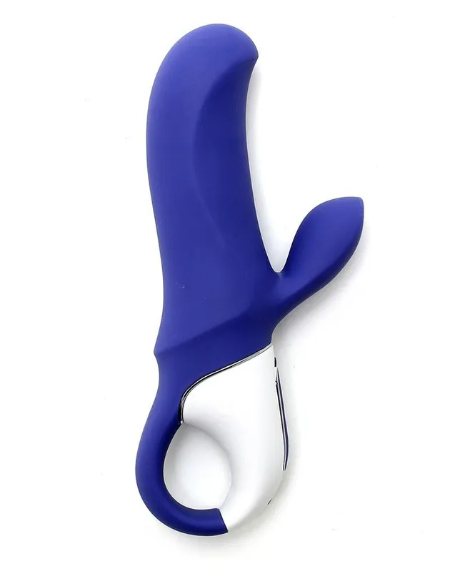 Вібратор-кролик Satisfyer Vibes Magic Bunny, синій, два мотори