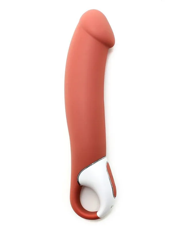 Вібратор Satisfyer Vibes Master, тілесний, XXL, діаметр 46 мм
