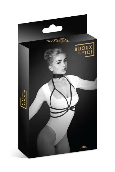 Портупея на груди Bijoux Pour Toi - JULIA, чорна