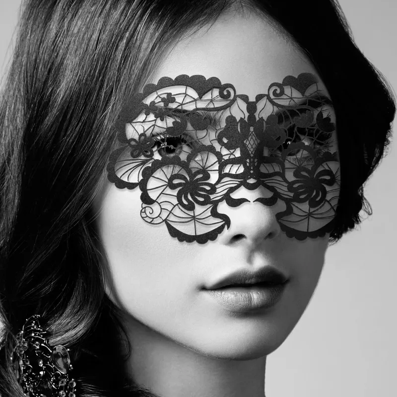 Маска на обличчя Bijoux Indiscrets Anna Mask, чорна, без зав'язок