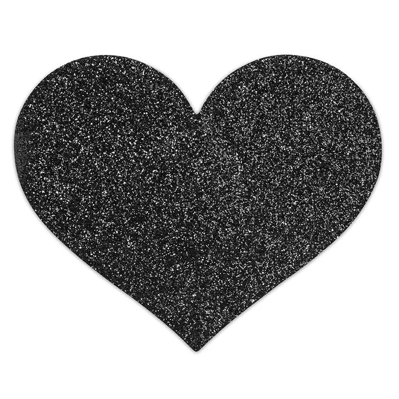 Пестиси Bijoux Indiscrets Flash Heart Black у формі серця