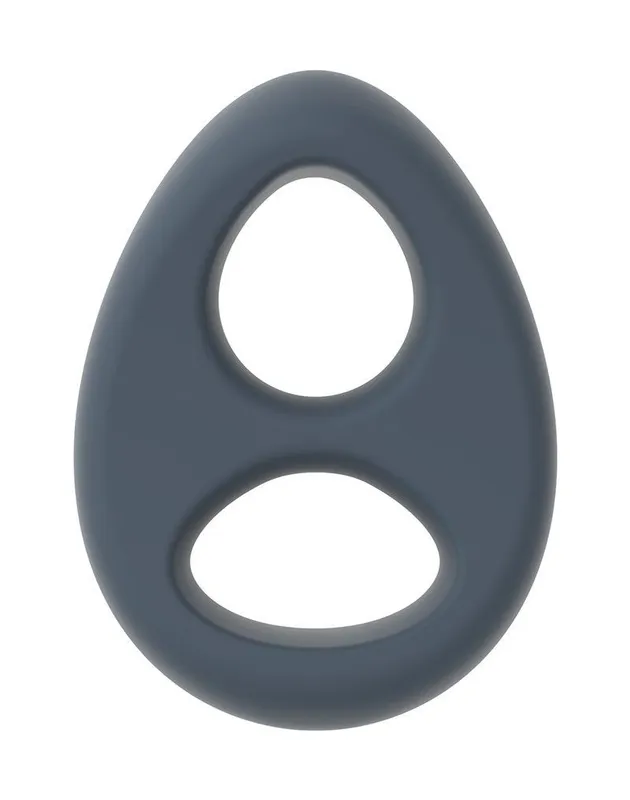 Ерекційне кільце Dorcel Liquid-Soft Teardrop для пеніса і мошонки, чорне