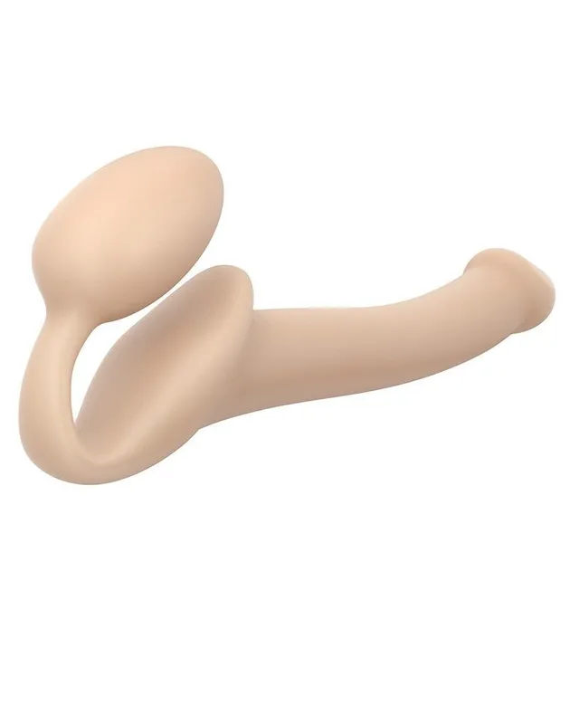 Безремінний страпон Strap-On-Me Flesh S, тілесний, діаметр 2,7 см