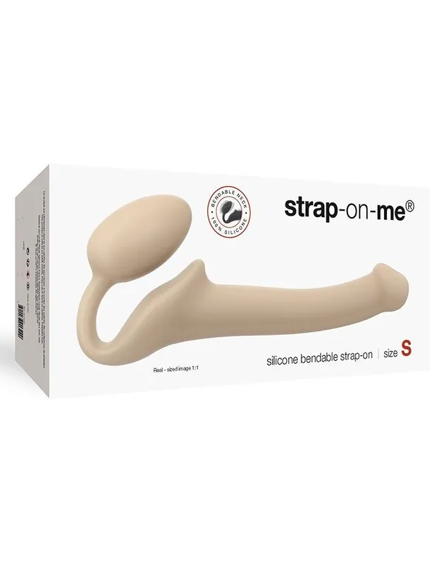 Безремінний страпон Strap-On-Me Flesh S, тілесний, діаметр 2,7 см