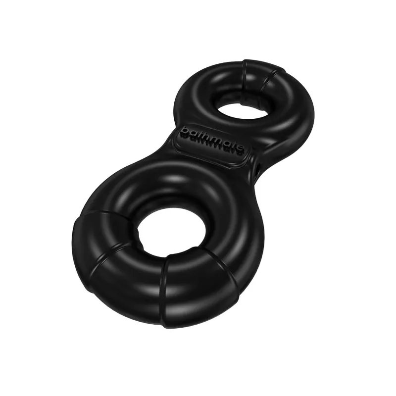 Ерекційне віброкільце Bathmate Vibe Ring Eight, подвійне, чорне