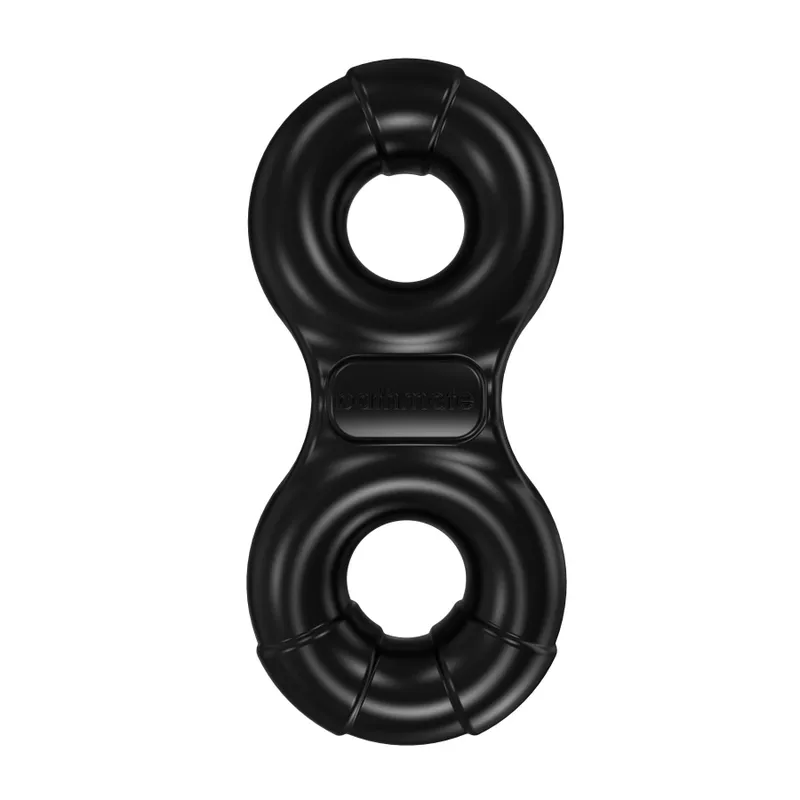 Ерекційне віброкільце Bathmate Vibe Ring Eight, подвійне, чорне