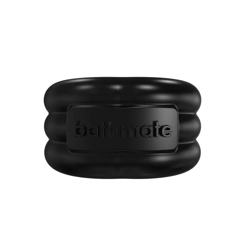 Ерекційне віброкільце Bathmate Vibe Ring Stretch, чорне