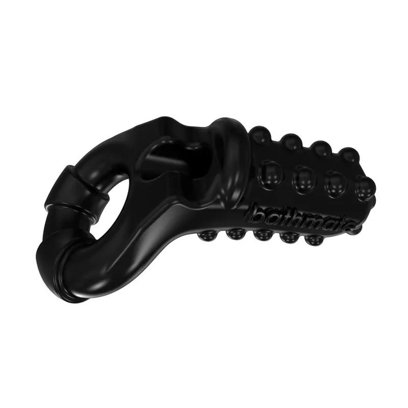 Ерекційне віброкільце Bathmate Vibe Ring Tickle, чорне