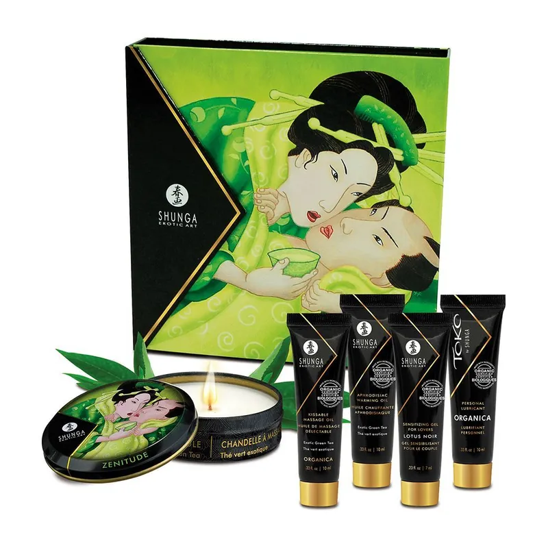 Подарунковий набір Shunga Geisha's Secret Organica – Exotic Green Tea