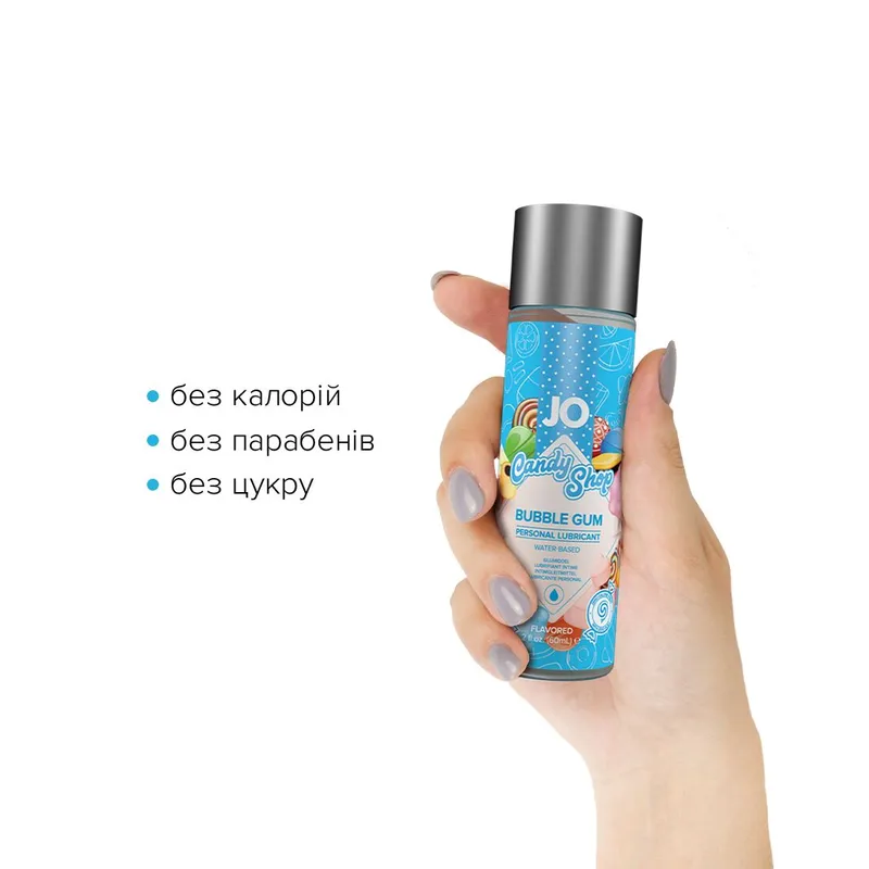 Лубрикант на водній основі JO H2O Candy Shop Bubblegum, 60 мл