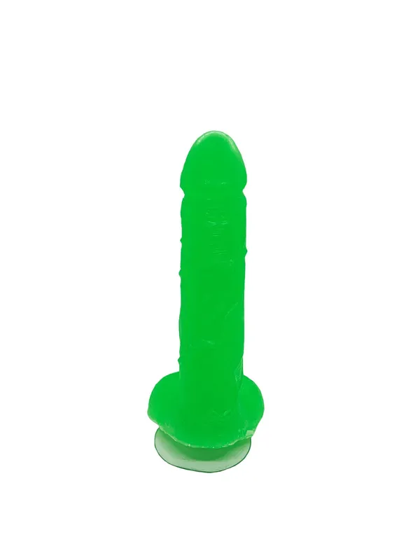 Мило-член на присосці Чистий Кайф, Green, розмір L, 160×35 мм
