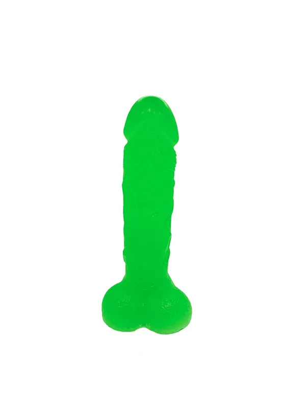 Мило-член на присосці Чистий Кайф, Green, розмір L, 160×35 мм