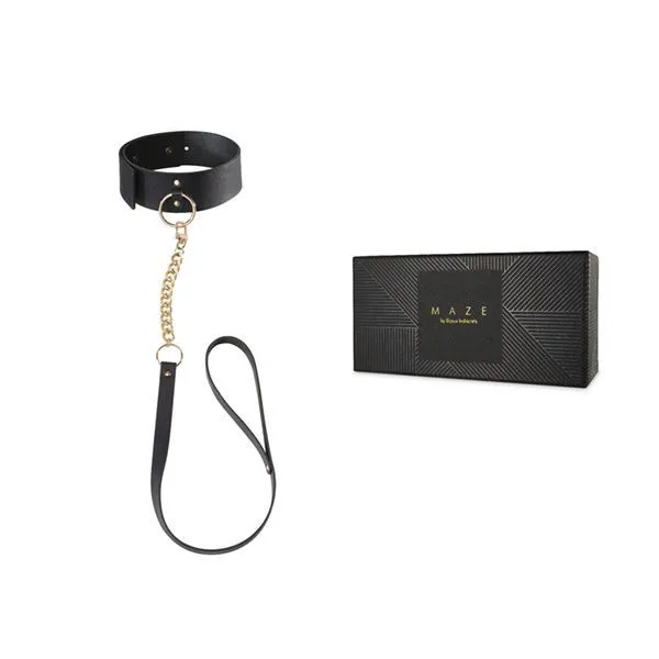 Чокер Bijoux Indiscrets MAZE — Wide Chocker Black