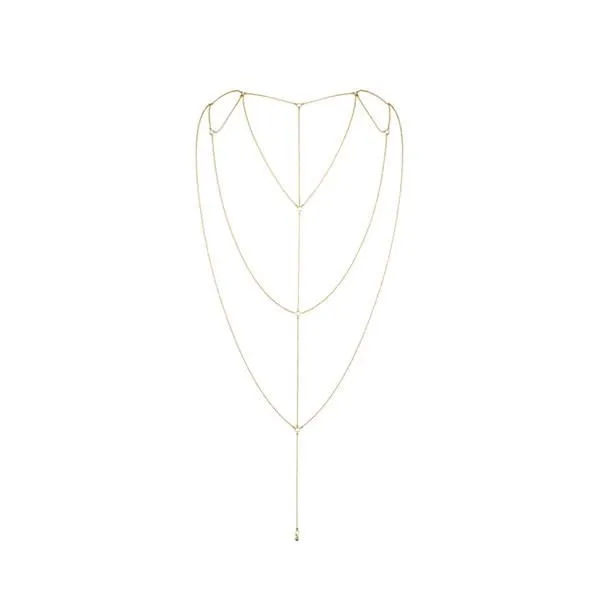 Ланцюжок для спини Bijoux Indiscrets Magnifique Back and Cleavage Chain - Gold