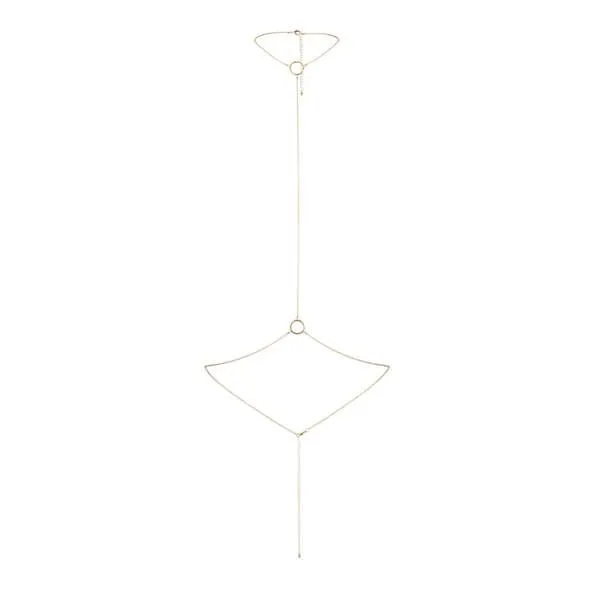 Прикраса на тіло Bijoux Indiscrets Magnifique 8 Body Chain — Gold, золотистий колір