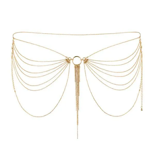 Ланцюжок на тіло Bijoux Indiscrets MAGNIFIQUE Waist Chain, золотистий