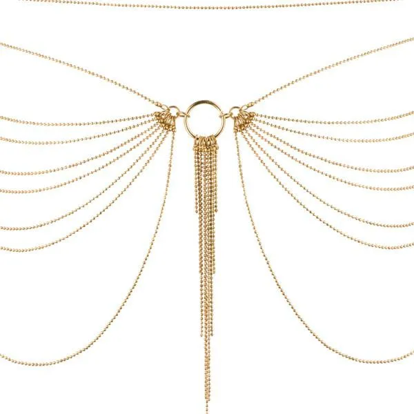 Ланцюжок на тіло Bijoux Indiscrets MAGNIFIQUE Waist Chain, золотистий