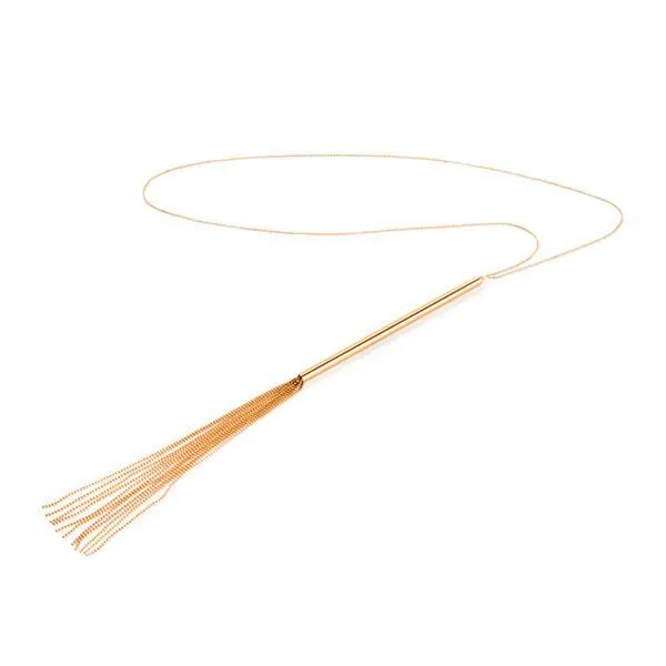 Прикраса-батіг на шию Bijoux Indiscrets MAGNIFIQUE Necklace Whip - Gold
