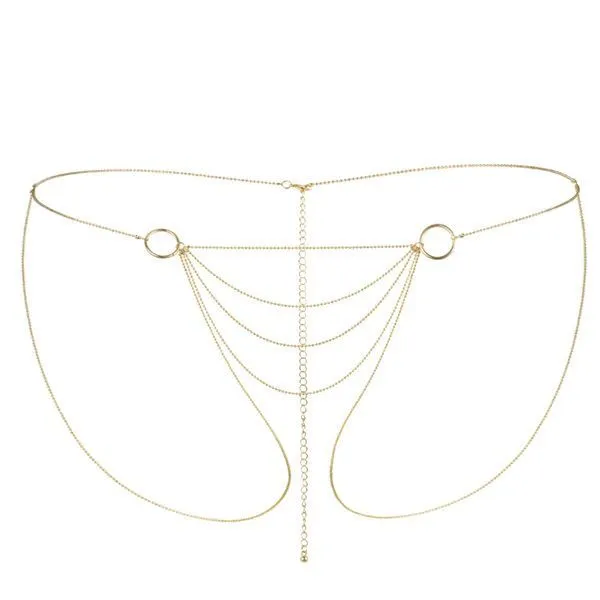 Ланцюжок-трусики Bijoux Indiscrets Magnifique Bikini Chain, золотистий