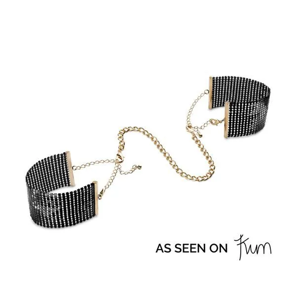 Наручники-браслети Bijoux Indiscrets Desir Metallique Handcuffs - Black