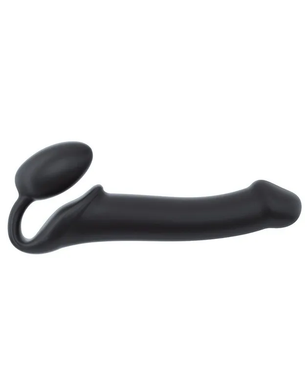 Безремінний страпон Strap-On-Me Black XL, чорний, діаметр 4,5 см