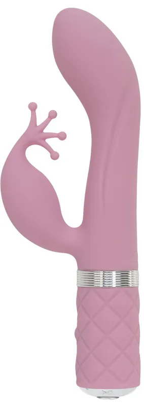 Вібратор-кролик Pillow Talk Kinky Pink з кристалом Swarovski, рожевий