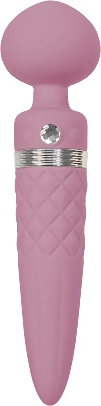 Вібромасажер 2в1 Pillow Talk Sultry Pink з ротацією та підігрівом