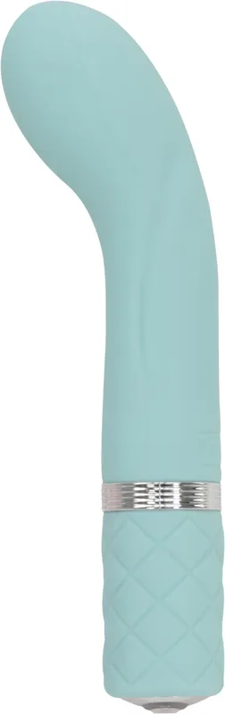 Вібратор для точки G Pillow Talk Racy Teal з кристалом Swarovski, бірюзовий