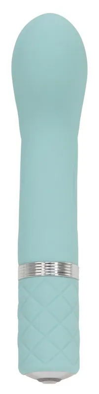 Вібратор для точки G Pillow Talk Racy Teal з кристалом Swarovski, бірюзовий