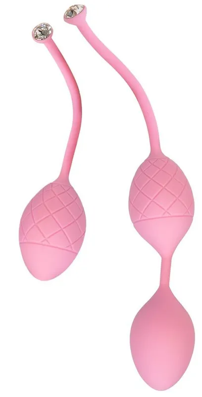 Вагінальні кульки Pillow Talk Frisky Pink з кристалом Swarovski