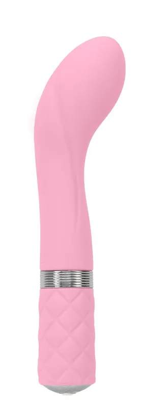 Вібратор для точки G Pillow Talk Sassy Pink з кристалом Swarovski