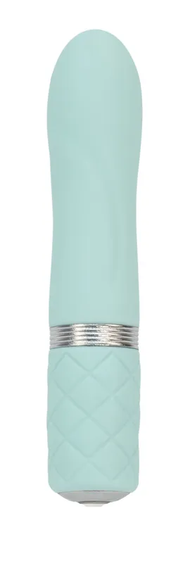 Міні-вібратор Pillow Talk Flirty Teal з кристалом Swarovski, бірюзовий
