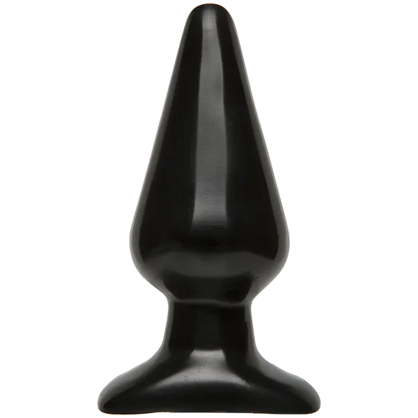 Анальна пробка Doc Johnson Smooth Classic Large - Black, макс. діаметр 5,7 см