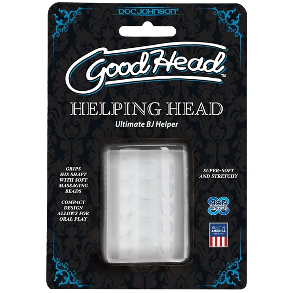 Мастурбатор Doc Johnson GoodHead - Helping Head ULTRASKYN, 5х5 см