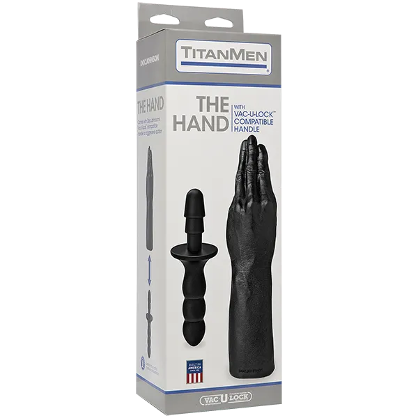 Рука для фістингу Doc Johnson Titanmen The Hand with Vac-U-Lock, чорна