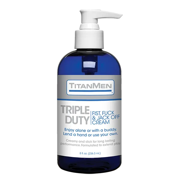 Густий лубрикант для фістингу Doc Johnson TitanMen - Triple Duty, 236 мл