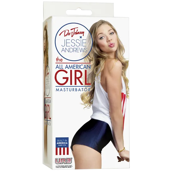 Мастурбатор-вагіна Doc Johnson Jessie Andrews - The All American Pussy, тілесний
