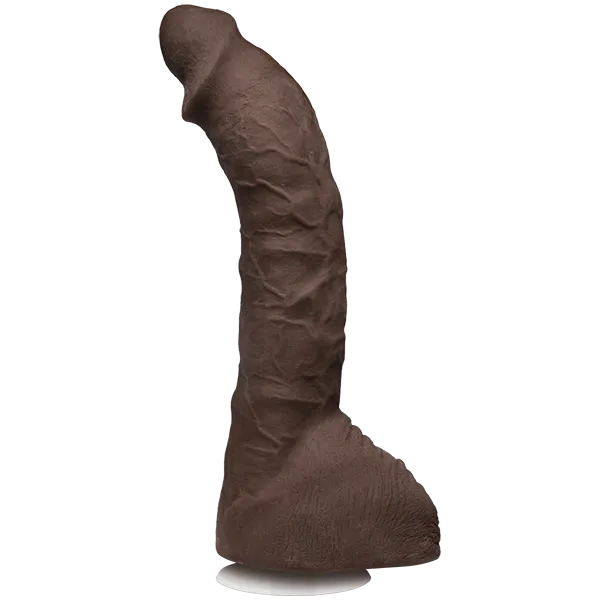 Фалоімітатор Doc Johnson Prince Yahshua 10.5 Inch Cock - ULTRASKYN, коричневий