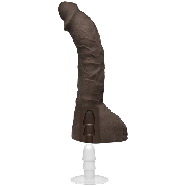 Фалоімітатор Doc Johnson Prince Yahshua 10.5 Inch Cock - ULTRASKYN, коричневий
