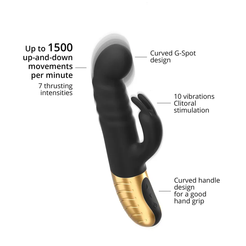 Вібратор Dorcel G-STORMER з рухом вгору-вниз, стимуляція точки G
