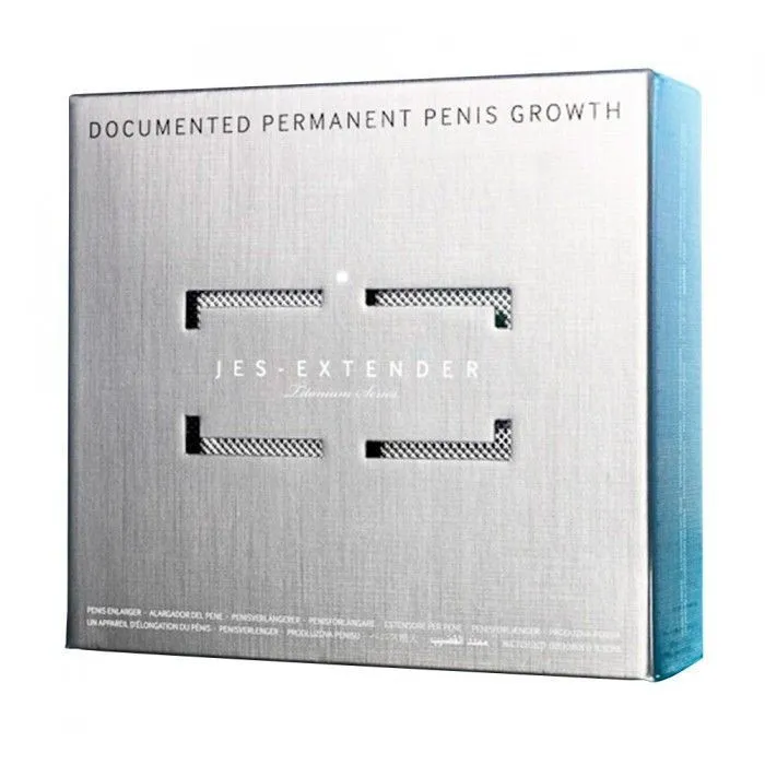 Екстендер Jes-Extender Titanium, ремінцевий, Male Edge (Данія), алюмінієвий кейс